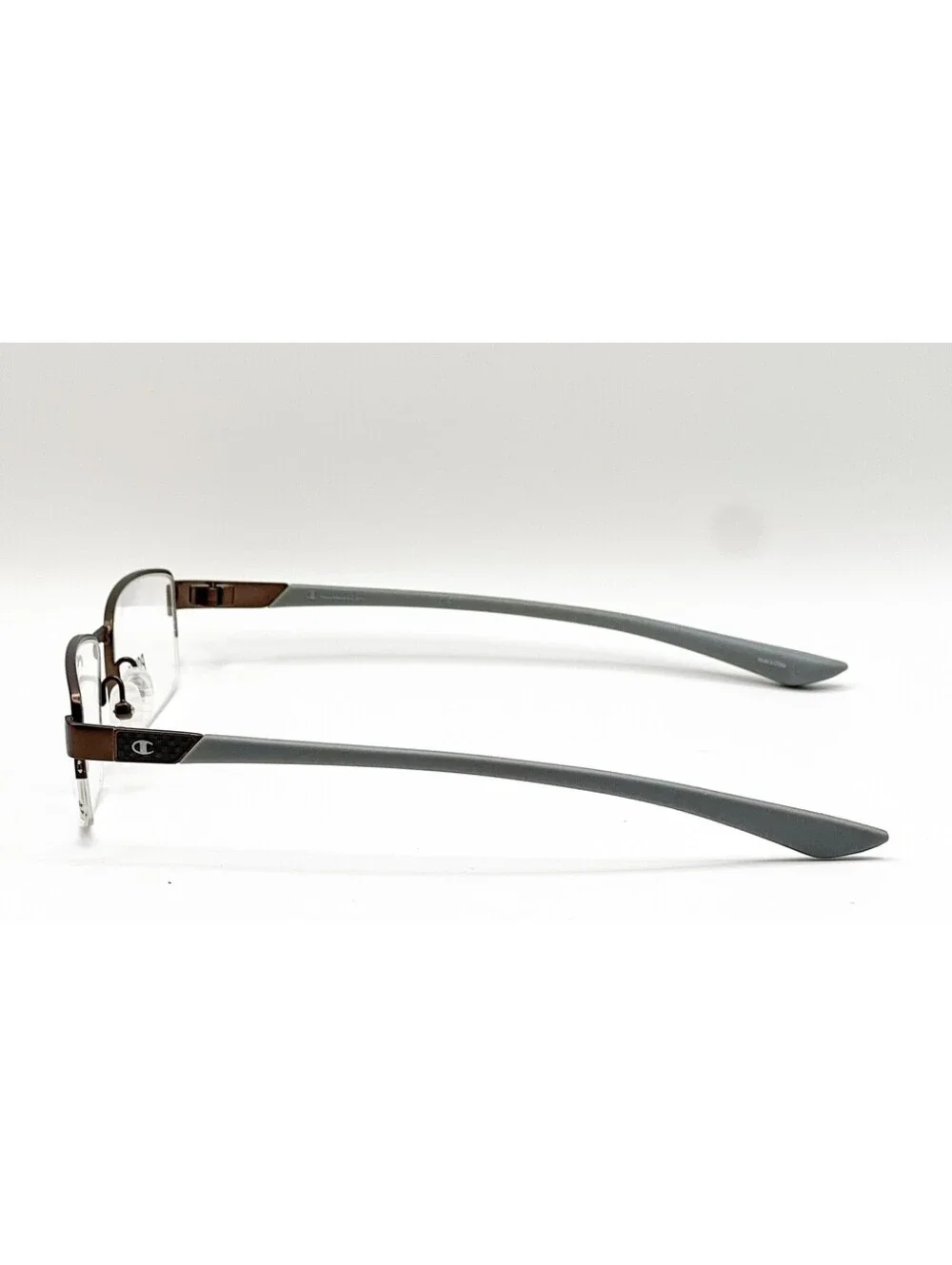 Champion CU 2010 C03 Gray Rectangle Authentic Eyeglass Frames 52-17-135